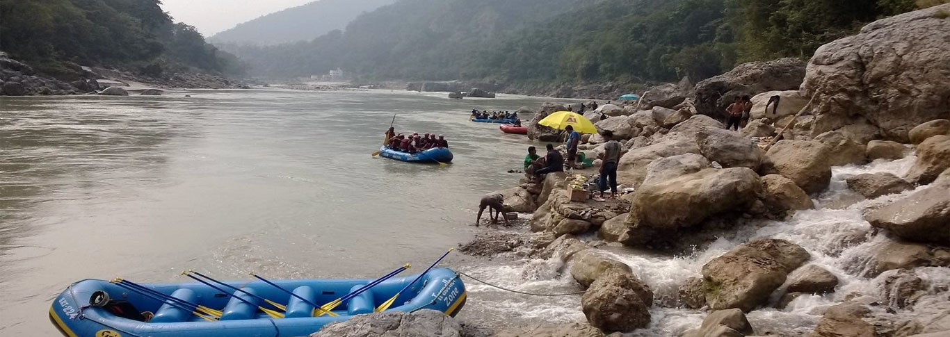 Kaudiyala to NIM Beach Rafting (36 kms)
